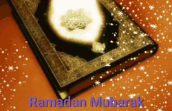 Jumma Mubarak Muslim Quran With Falling Stars GIF