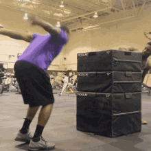 Jumping And Squatting GIF
