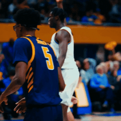 Jumping Basketball Player Head Tap GIF