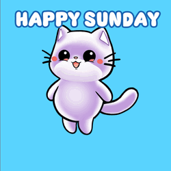 Jumping Cat Cute Sunday GIF