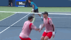 Jumping Chest Bump GIF