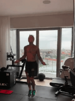 Jumping Jacks With Rope GIF