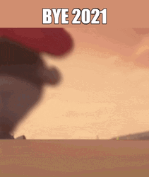 Jumping Mushroom Cute Happy New Year GIF