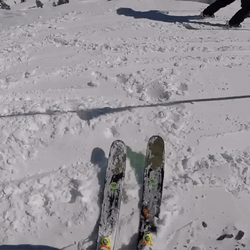 Jumping Off A Cliff Freeride World Tour  GIF