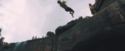 Jumping Off A Cliff Get The Best GIF