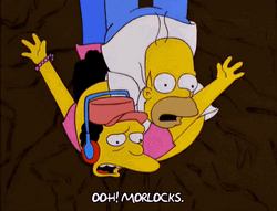 Jumping Off A Cliff Happy Homer Simpson GIF