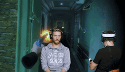 Jumping Out Window In Virtual Reality GIF