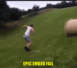 Jumping Over The Log Epic Fail GIF