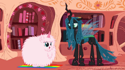 Jumping Pink Fluffy Unicorns Dancing On Rainbows GIF