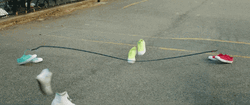 Jumping Rope Shoes Playing GIF