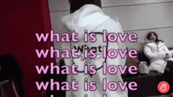 Jumping What Is Love GIF