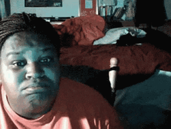 Jumpscare Prank Black Woman GIF