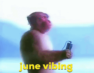 June Vibing Monkey GIF