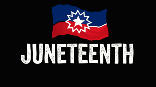 Juneteenth Freedom Day Flag Poster GIF