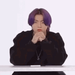 Jungkook Annoyed Stare GIF