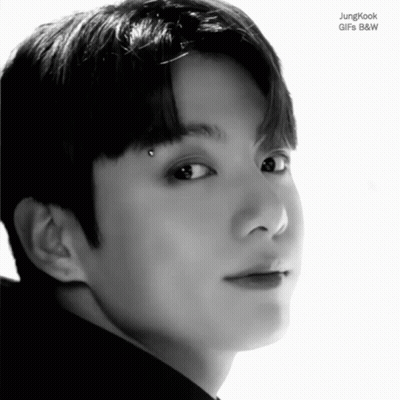 Jungkook B&W Photo GIFs GIF