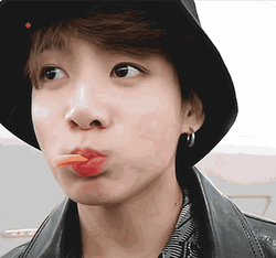 Jungkook Delectable Munching GIF