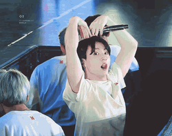Jungkook Heart Shape Pose GIF