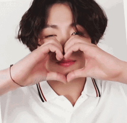 Jungkook Heart Sign  GIF