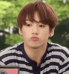 Jungkook Pouting Lips GIF