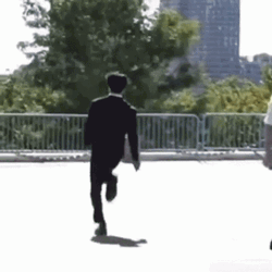 Jungkook Running Meme Explosion GIF