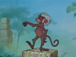 Jungle Book Dancing Monkey GIF