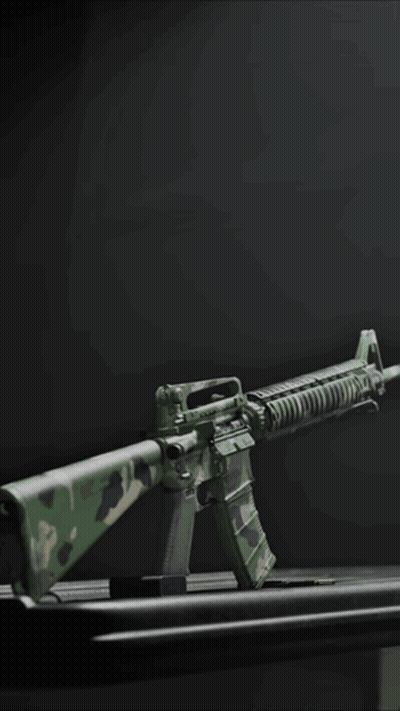 Jungle Camo Rifle GIF