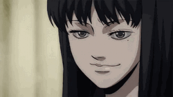 Junji Ito Anime Tomie Sinister Laugh GIF