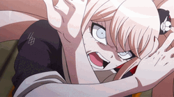 Junko Enoshima Angry Face GIF