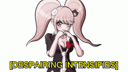 Junko Enoshima Despairing Intensifies GIF