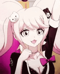 Junko Enoshima Happy Wink GIF