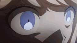 Junko Enoshima Rolling Blue Eyes GIF