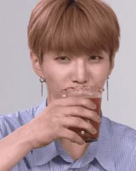 Junyong Noir Drinking Yuck GIF