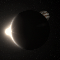 Jupiter Moon Callisto Eclipse GIF
