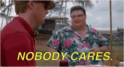 Jurassic Park Nobody Cares Wayne Knight GIF