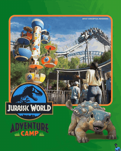 Jurassic World Adventure Camp Ad With Turtle GIF