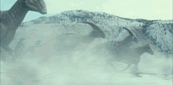 Jurassic World In The Snow GIF