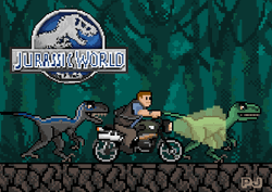 Jurassic World Low Quality GIF