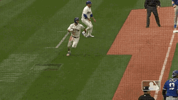 Jurickson Profar High Speed Run Padres Celebrating GIF