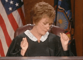 Jury Duty Judge Judy Dancing GIF