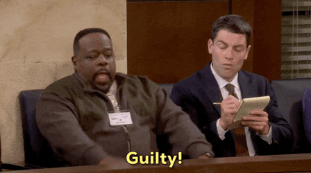 Jury Duty Max Greenfield Guilty New Girl GIF