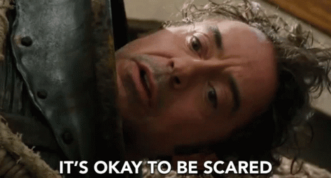 Just A Bit Scared Outside GIF