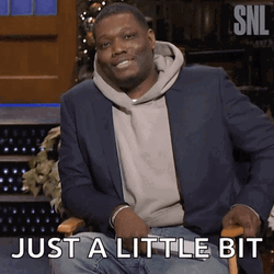 Just A Little Bit Michael Che Outside GIF