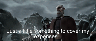 Just A Little Something To Cover My Expenses GIF