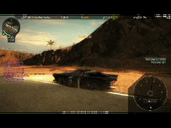 Just Cause 2 Crazy Car Hit Crash GIF