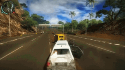 Just Cause 2 Escape Via Parachute GIF