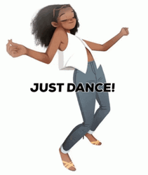 Just Dance Animated Girl GIF