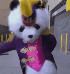Just Dance Panda Mascot