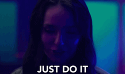 Just Do It Smiling Girl GIF