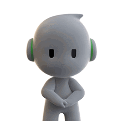 Just Do It White Avatar GIF
